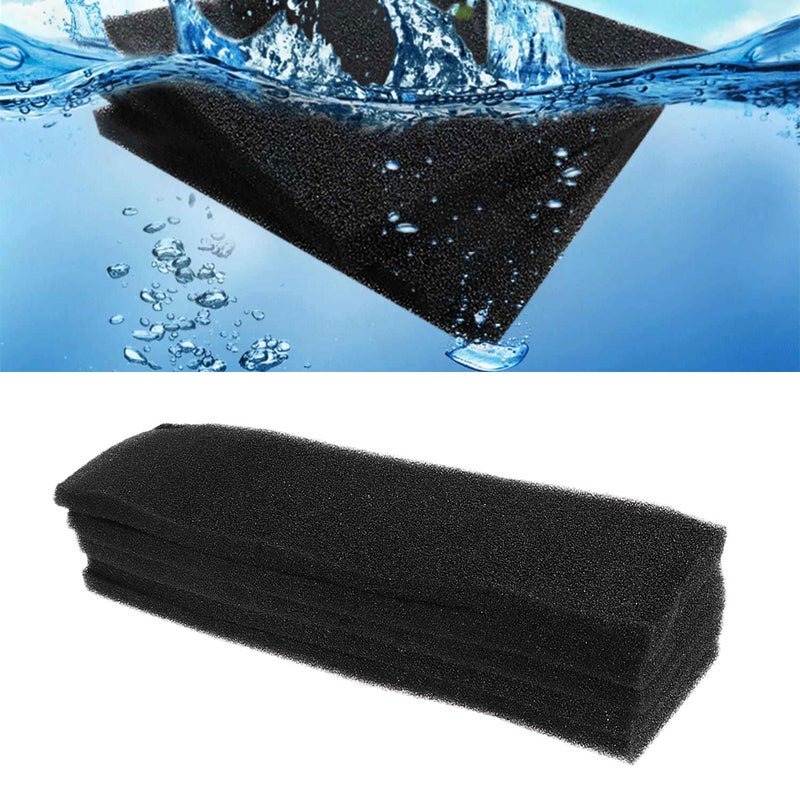 5pcs Biochemical Cotton Net Thickened High-density Sponge for Aquarium Fish Pond (50x12x2cm Small Hole) - Image 3