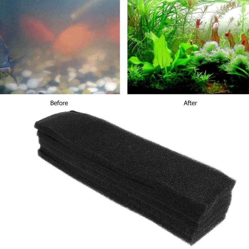 5pcs Biochemical Cotton Net Thickened High-density Sponge for Aquarium Fish Pond (50x12x2cm Small Hole) - Image 2
