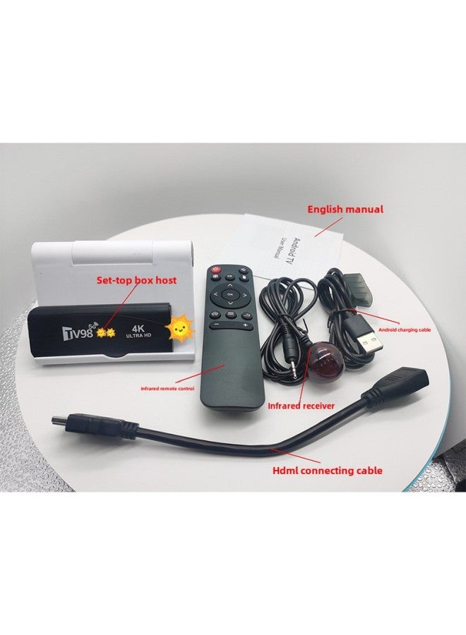 Tv98 Sti Set-top Box H313 4K High-definition Bluetooth Dual 5gWIFi Android 12 Tv Box Tv Box-Color:Upgrade Other Memory  - Image 3