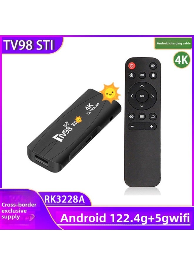 Tv98 Sti Set-top Box H313 4K High-definition Bluetooth Dual 5gWIFi Android 12 Tv Box Tv Box-Color:Upgrade Other Memory  - Image 2