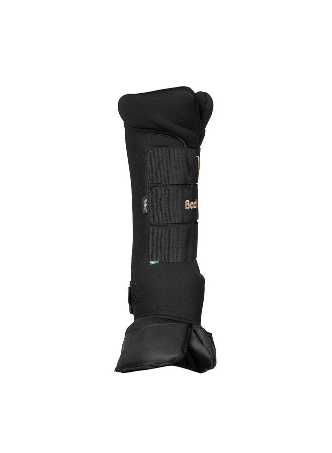 Back on Track Back on Track Royal Quick Wraps Deluxe - Equestrian Sport Flexible Supportive Protective Horse Leg Wraps with Hook & Loop Closure, Pair, Black - 14" - M - Image 2