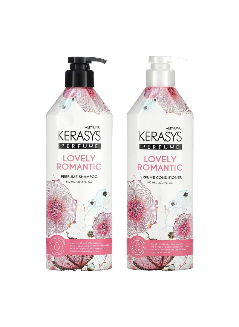 Kerasys Kerasys Lovely and Romantic Perfumed Shampoo and Rinse, 600ml 