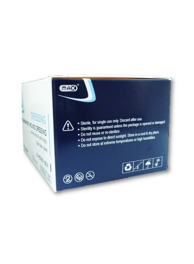 Max Transparent Wound Dressing 6 Cm X 8 Cm 30'S - Image 2