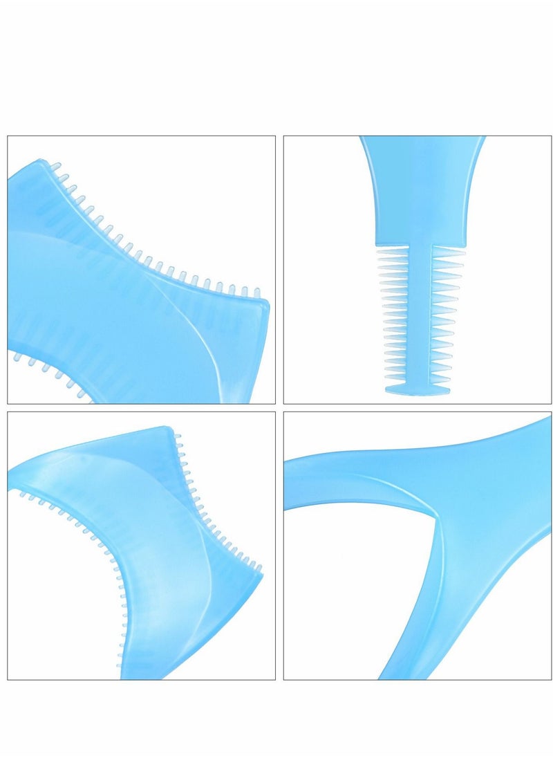 Excefore - 3 in 1 Eyelashes Tools, 6 Pcs Mascara Shield Applicator Guard Eyelash Guide with Comb for Makeup - Image 1
