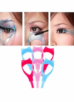 3 in 1 Eyelashes Tools, 6 Pcs Mascara Shield Applicator Guard Eyelash Guide with Comb for Makeup