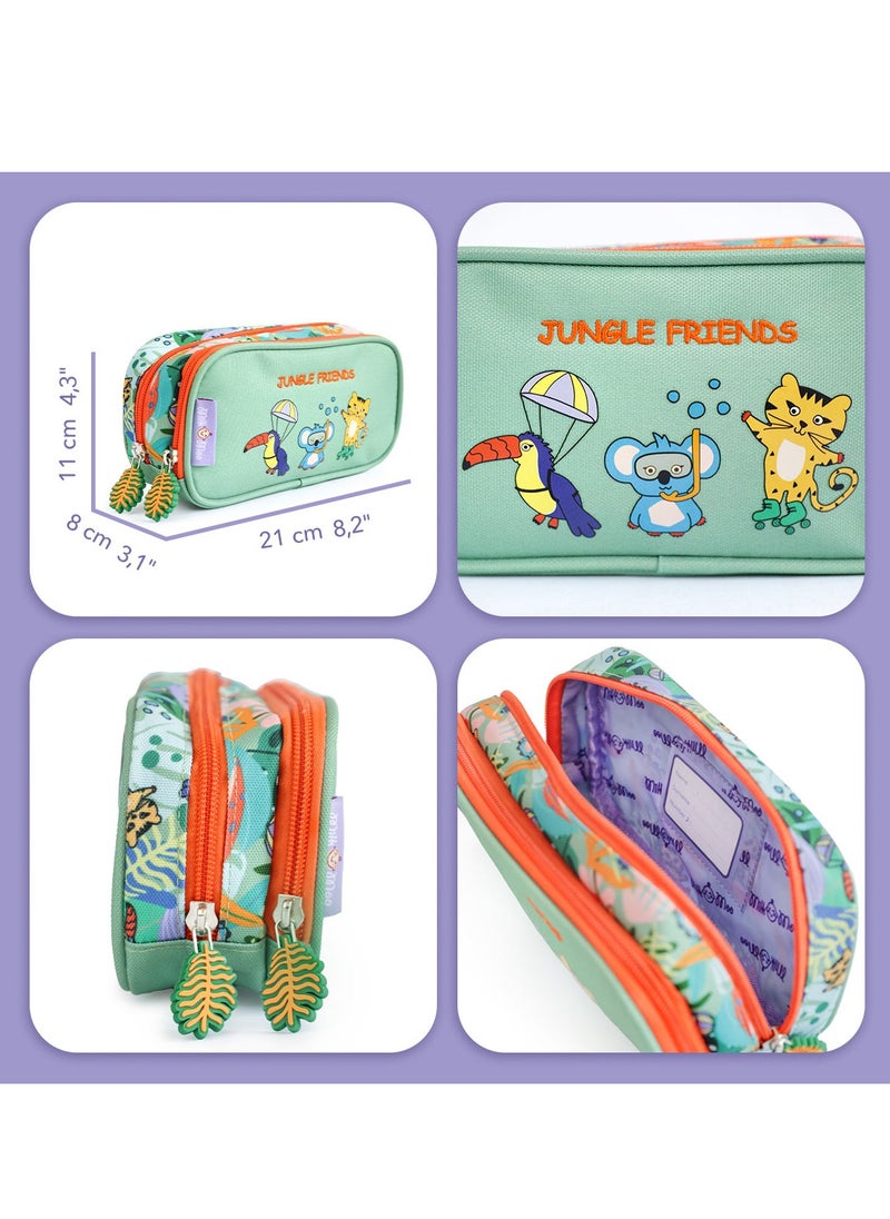 حقيبة أقلام مزدوجة المقصورة من Milk&Moo - Jungle Friends - pzsku/ZD41AE6E664D759ABD327Z/45/_/1739968212/ffb0e502-1659-4413-89db-1d38442da15f