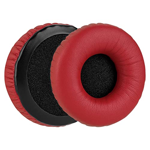 Geekria QuickFit Replacement Ear Pads Compatible with Sennheiser HD 25/ 25SP/ 25Lite/ 25Plus/ 25Limited 75th Anniversary Edition Headphones, Ear Cushions with Video Guide (Red) - Image 2