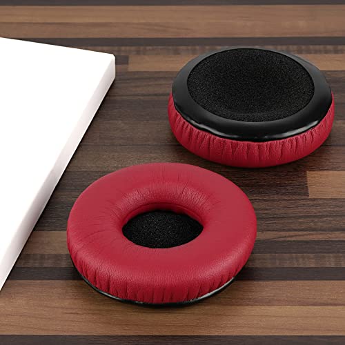 Geekria QuickFit Replacement Ear Pads Compatible with Sennheiser HD 25/ 25SP/ 25Lite/ 25Plus/ 25Limited 75th Anniversary Edition Headphones, Ear Cushions with Video Guide (Red) - Image 4