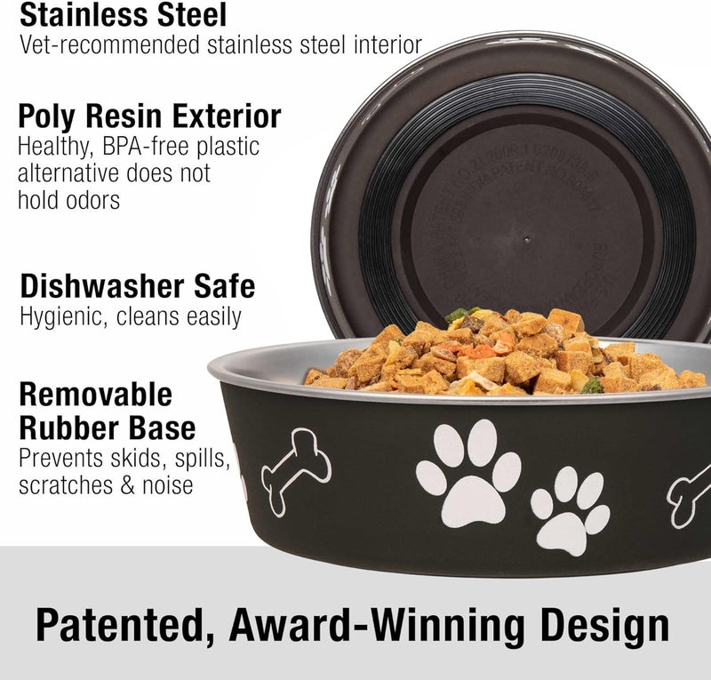 Loving Pets Bella Bowl for Dogs, Large, Espresso - Image 2