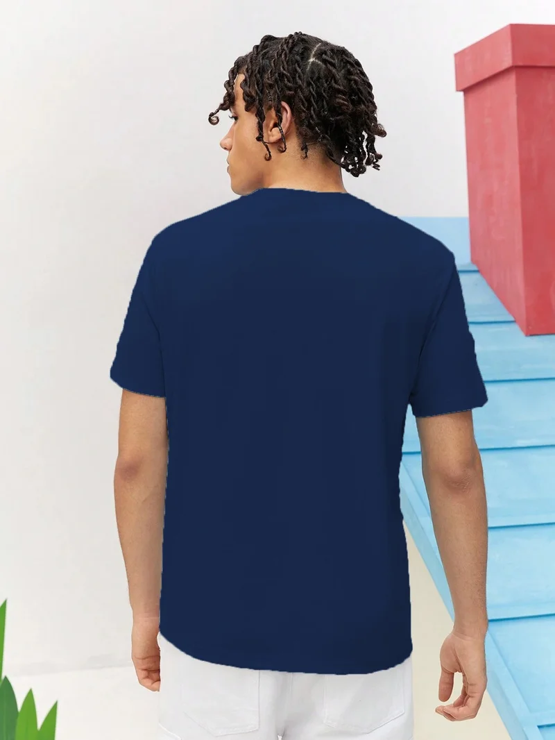 DogFish Lover Combination Double Money Printed Oversize Cotton T-Shirt 2-Pack