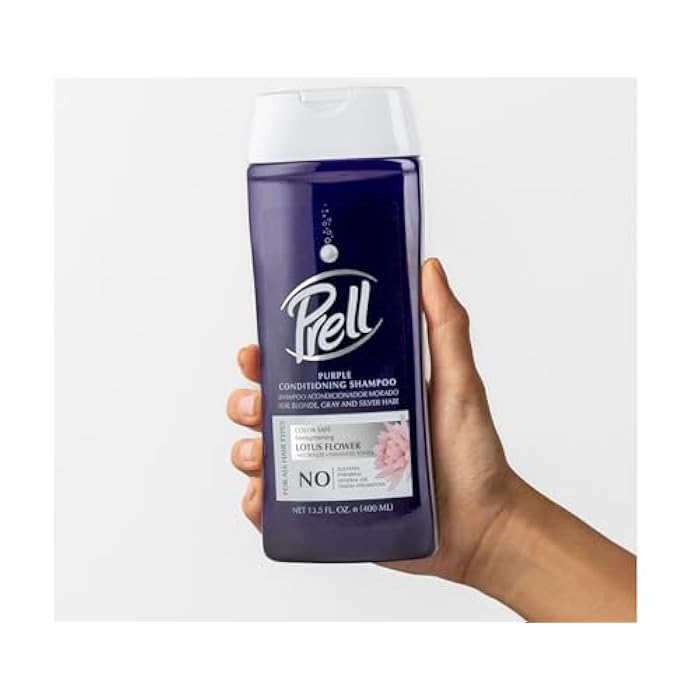 Prell Lotus Flower Color Safe Strengthening Purple Conditioning Shampoo for All Hair Types, 13.5 fl.oz (Pack of 2) - Image 4