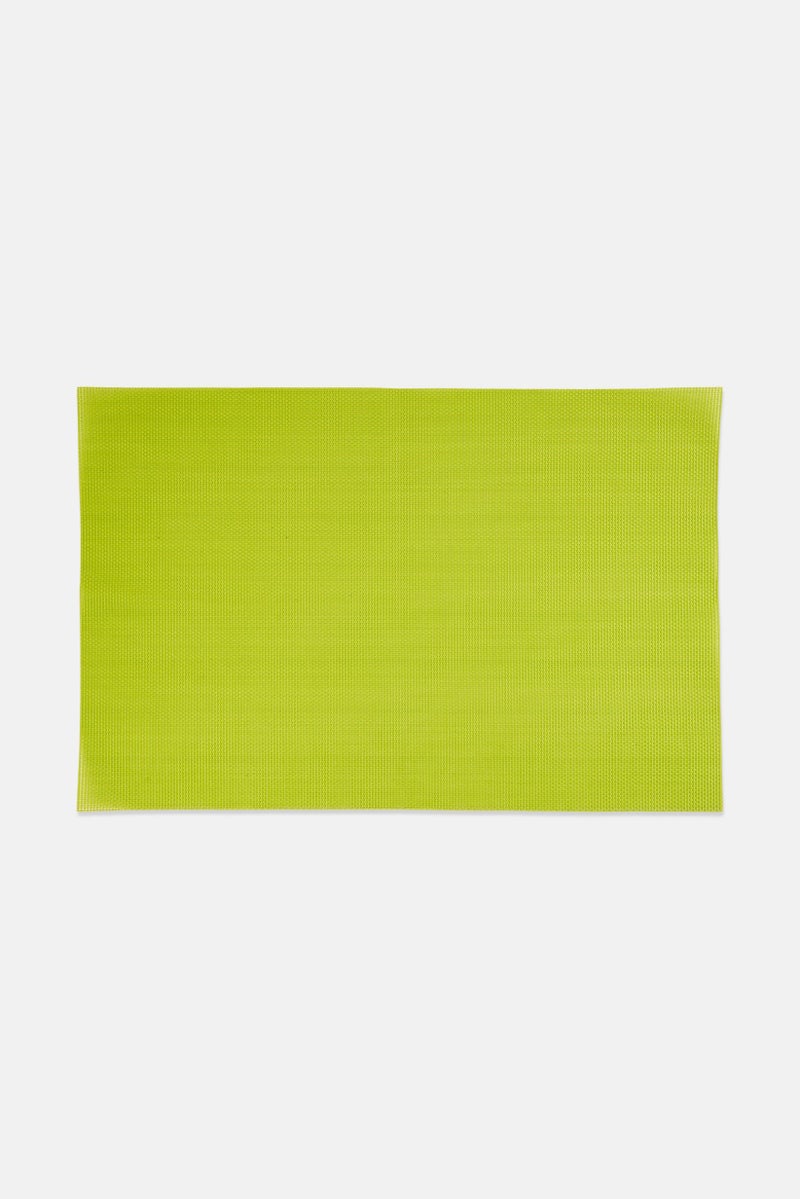 KitchenCraft Woven Placemat, Apple Green - Image 1