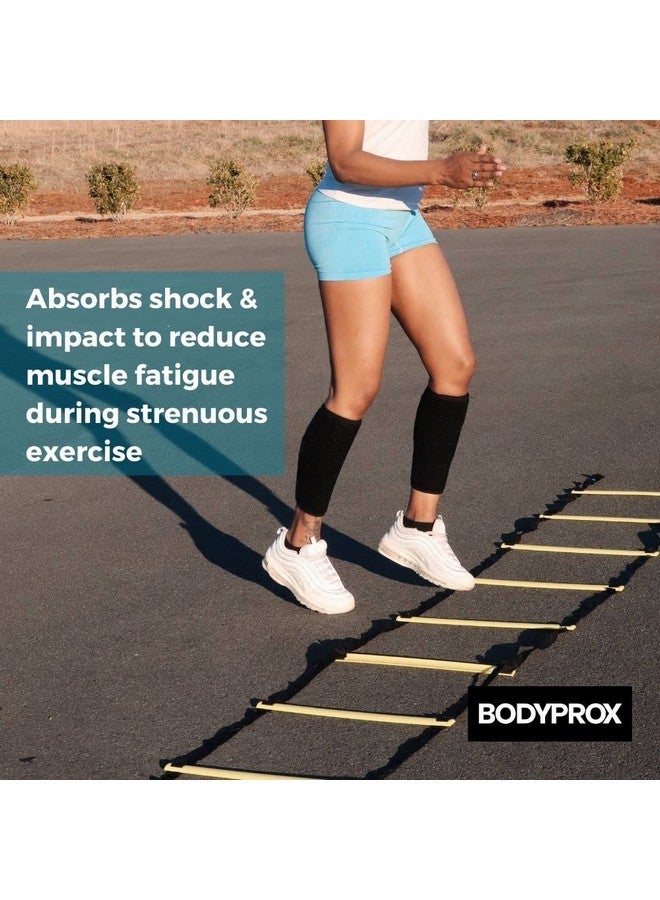 Bodyprox Calf Support Brace 2 Pack, Adjustable Shin Splint Compression Calf Wrap - Image 4
