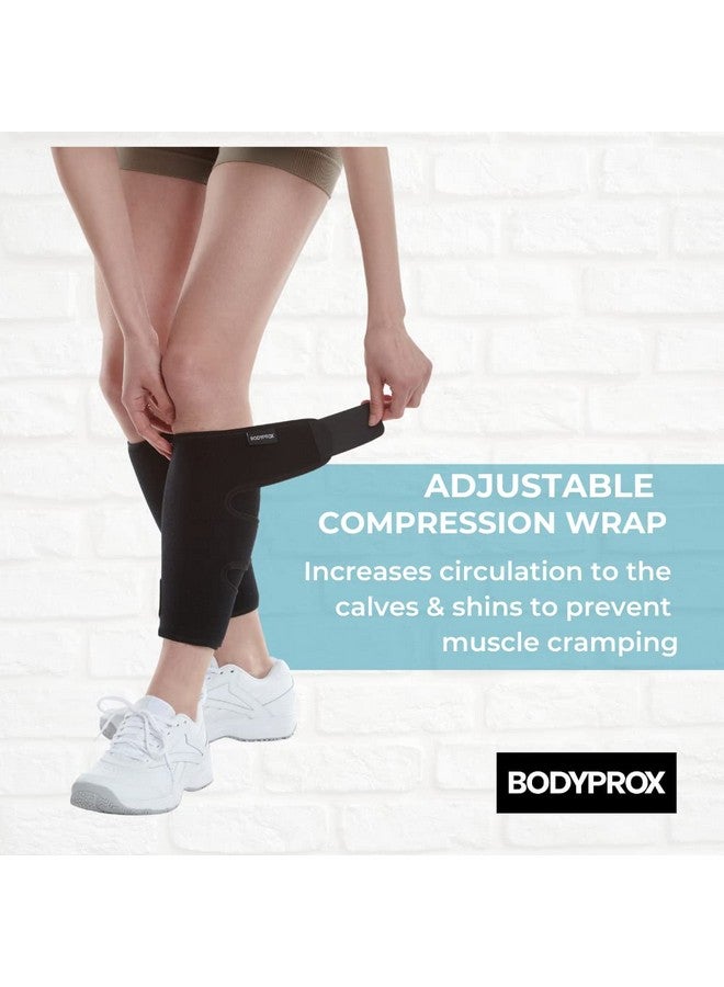 Bodyprox Calf Support Brace 2 Pack, Adjustable Shin Splint Compression Calf Wrap - Image 3