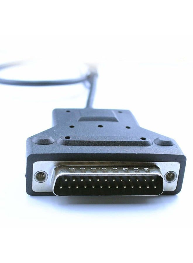 Washinglee كابل برمجة USB لآلة CNC من Fanuc، كابل USB إلى DB25 ذكر لوحدة التحكم من Fanuc، مزود بشريحة FTDI، 6 أقدام - Image 4