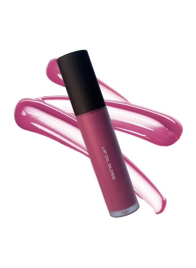 Ruby's Organics Lip Oil Gloss for Women and Girls, All Skin Tones- Moisturizing, Long Lasting, Non Sticky and Non Drying Formula, Glossy Texture, Natural Lip Makeup, Paraben Free - Grapevine, 6.5ml - Image 1