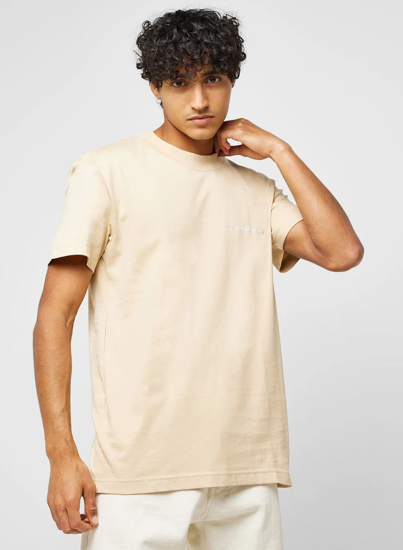 Calvin Klein Jeans Logo Crew Neck T-Shirt