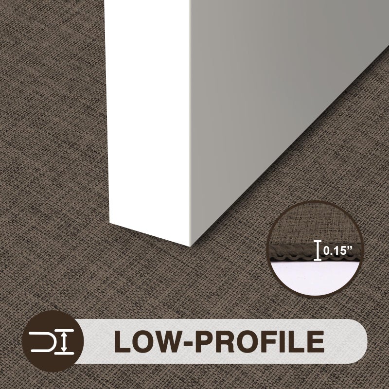 LEKEEPGO Ultra Thin Indoor Door Mat 24"x36", Low-Profile Door Mat Indoor Entrance, Non Slip Rubber Backing Inside Doormat Washable Welcome Front Entryway Dirt Trapper Entry Mat, Brown - Image 5