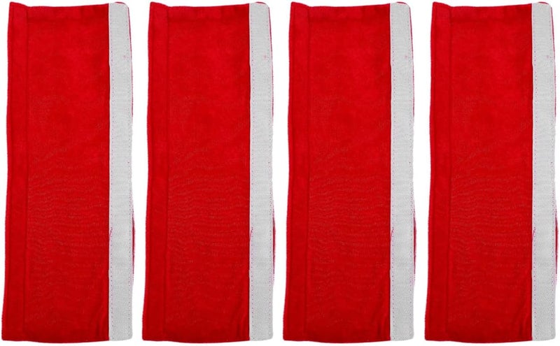 VERDANVERSE 4Pcs Red Refrigerator Handle Covers Oven Handle Protectors in Red for Fridge and Freezer Door and Protector - Image 1