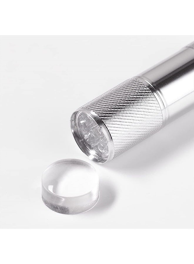 GSHLLO 6 Pcs Clear Silicone Nail Stamper Heads Jelly Nail Art Stamper Head French Tip Nail Stamping Head Nail Stamp Replacement Heads Nail Art Manicure Tools - Image 4