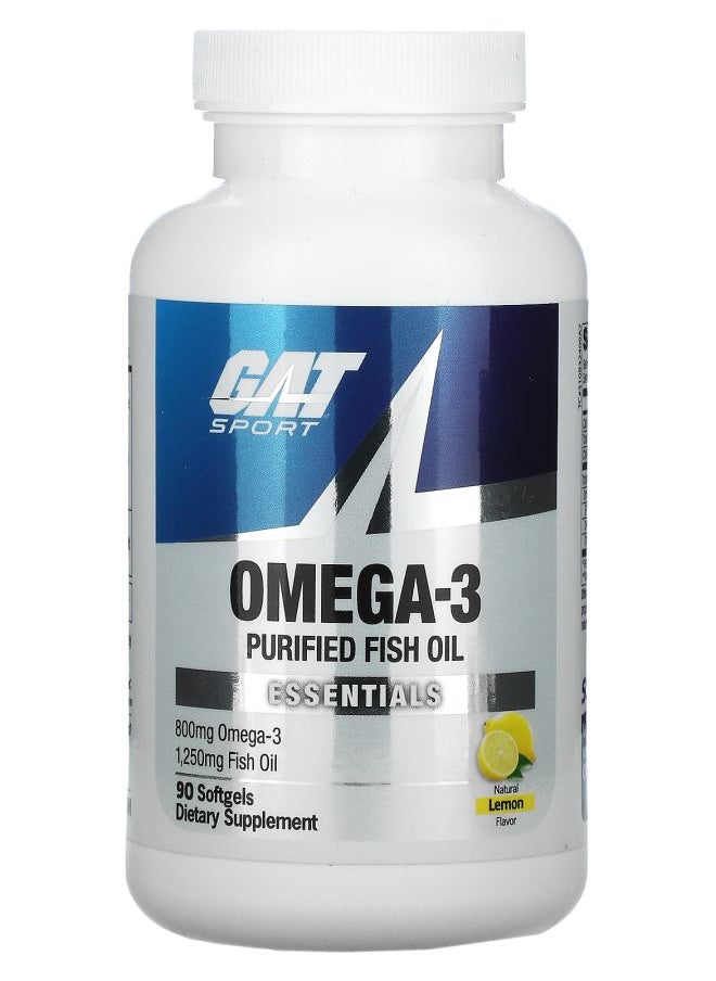 GAT Omega3 Lemon 90 Softgels 