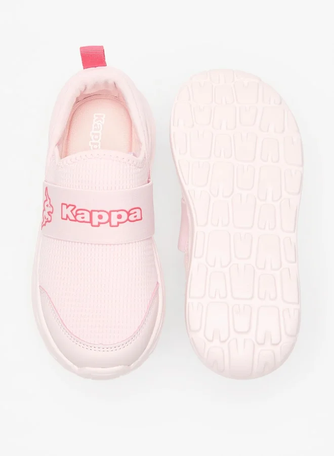 Kappa Girls' Logo Detail Slip-On Walking Shoes