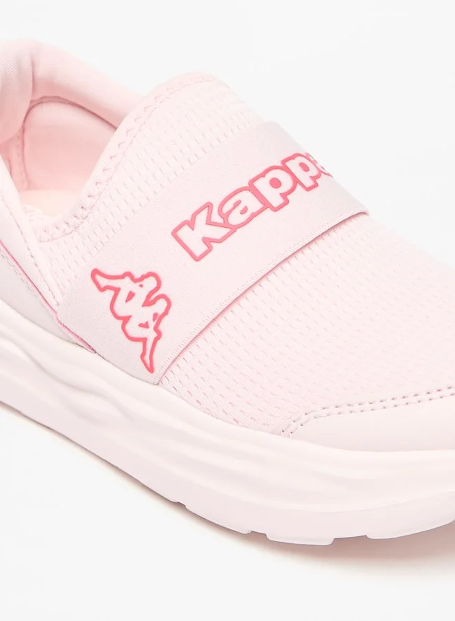 Kappa Girls' Logo Detail Slip-On Walking Shoes