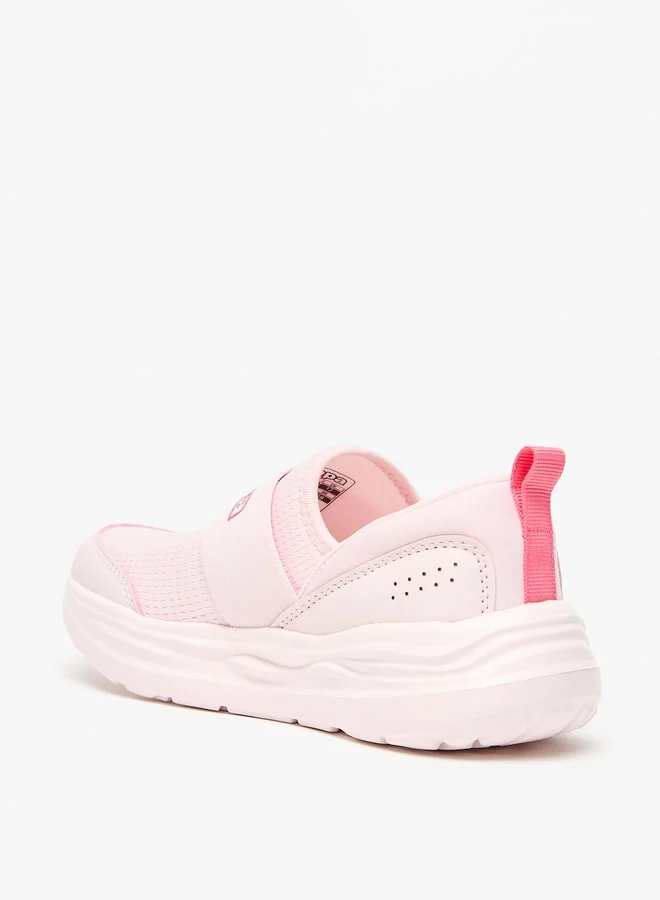 Kappa Girls' Logo Detail Slip-On Walking Shoes