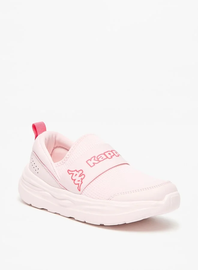 Kappa Girls' Logo Detail Slip-On Walking Shoes