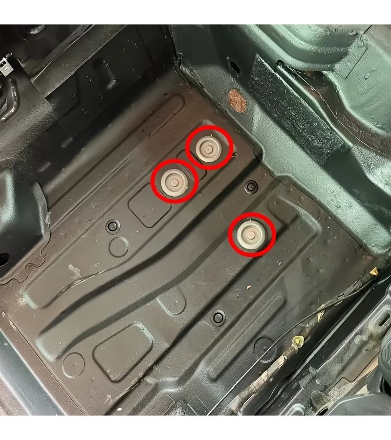 6 Pieces Waterproof Trunk Floor Drain Plug Cap For Compatible VW Models - Image 3