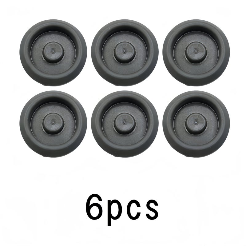 6 Pieces Waterproof Trunk Floor Drain Plug Cap For Compatible VW Models - Image 1