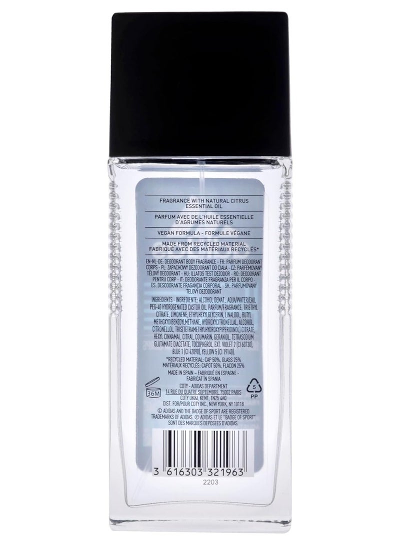 Adidas Ice Dive Body Fragrance for Men, 2.5 fl oz 75 mlmm - Image 2