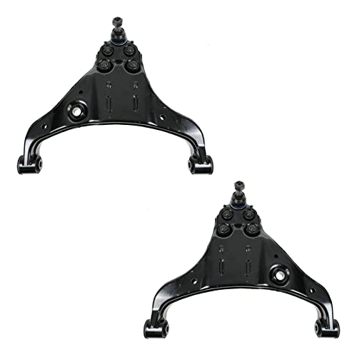 TRQ Front Lower Control Arm with Ball Joint Set Compatible with 2004-2012 Chevrolet Colorado GMC Canyon 2006 Isuzu i-280 2007-2008 i-290 i-370 - Image 1