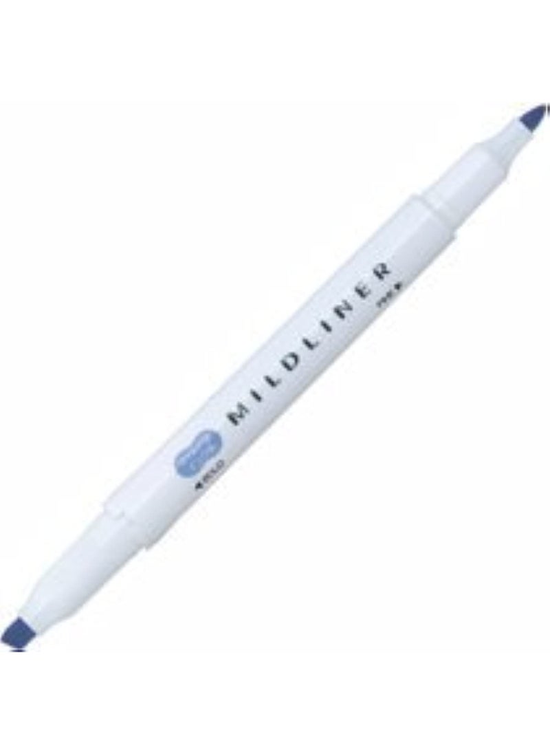 ZEBRA Zebra Highlighter Mildliner, Mild Dark Blue (WKT7-MDB)  - Image 2