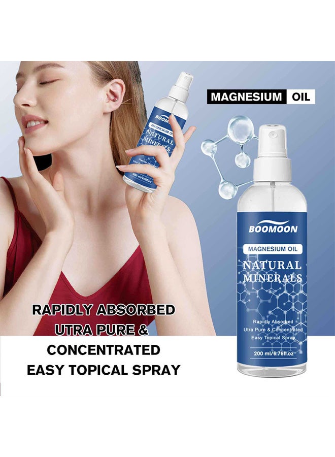 بومون بخاخ زيت المغنيسيوم ، يقلل الدهون، يمارس الرياضة، يهدئ، رذاذ للعناية بالنوم - Image 3