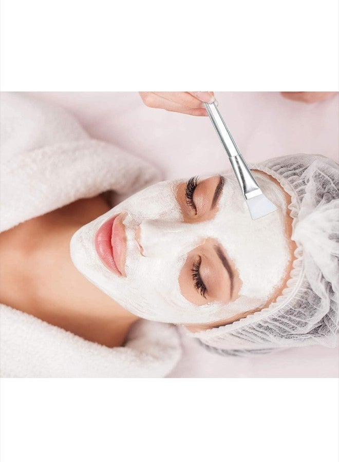 Shidara Fan Brushes for Facials, Soft Fan Mask Brush Facial Brushes Makeup Tools | White | 6 Pieces - Image 3