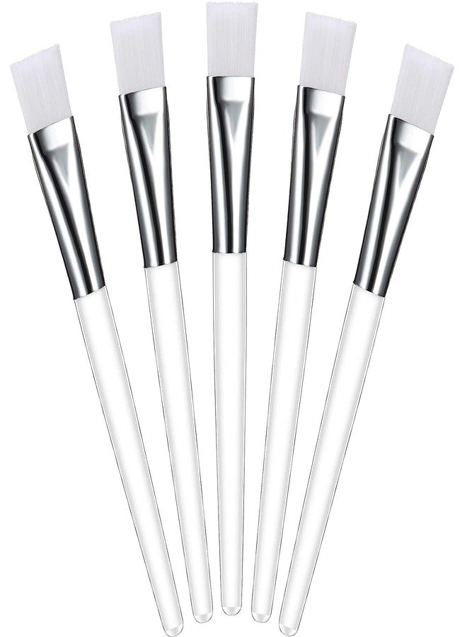 Shidara Fan Brushes for Facials, Soft Fan Mask Brush Facial Brushes Makeup Tools | White | 6 Pieces - Image 4