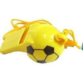 PMK PMK E STORE Stylish Football Shape Plastic Premium Whistle PACK OF 8 - Image 2