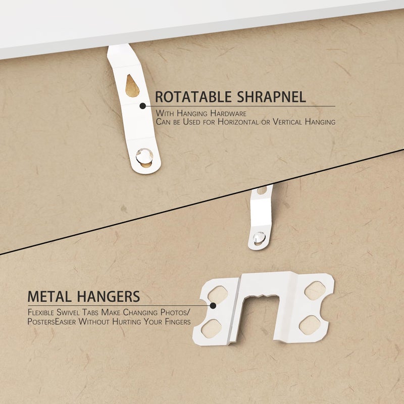 Picrit 12x16 Picture Frame  Photo Frame for Wall Mounting Diaplay  White - Image 3