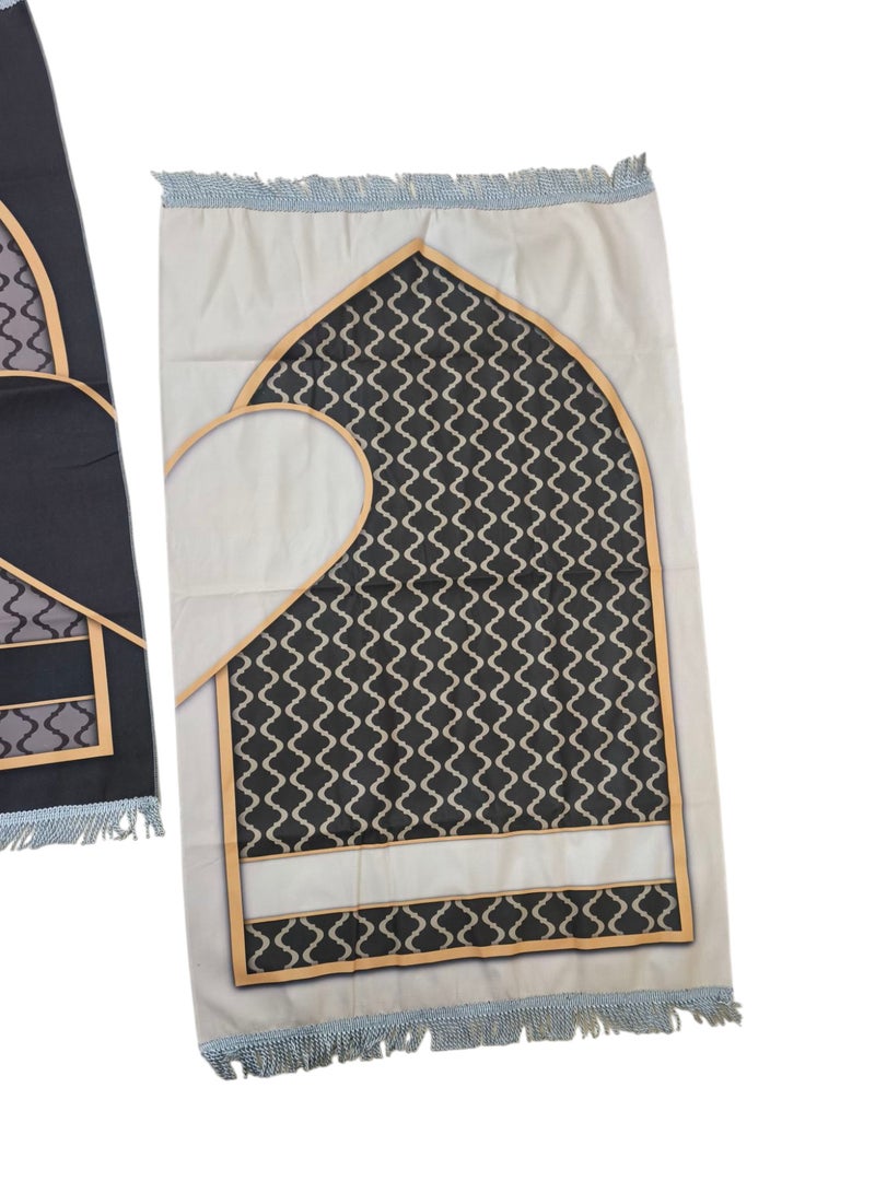 Set of 2 Prayer Mat for Couples Fabric Thin  - Image 4