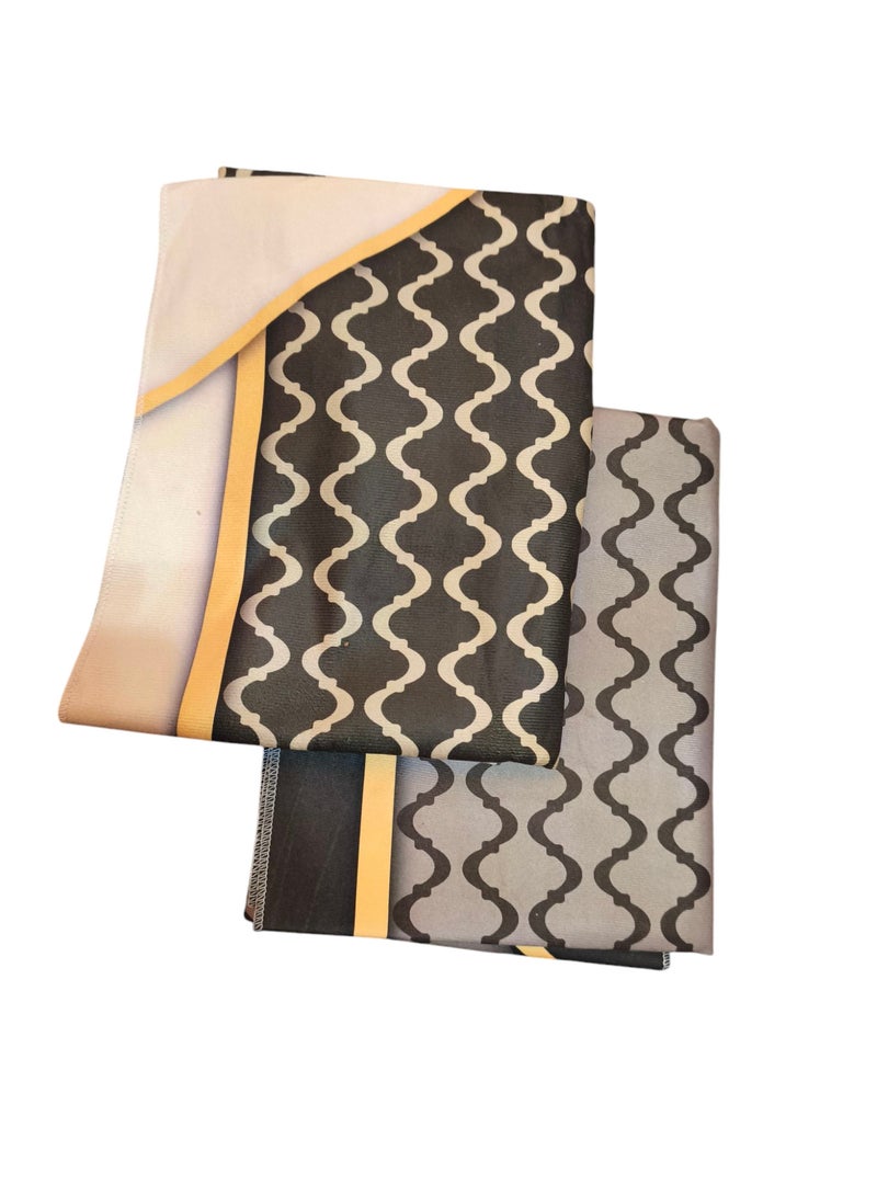 Set of 2 Prayer Mat for Couples Fabric Thin  - Image 3