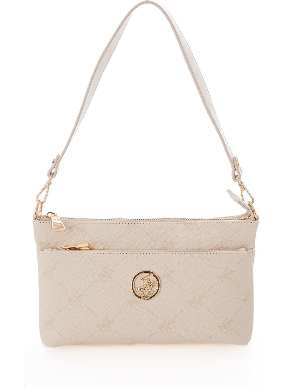 BEVERLY HILLS POLO CLUB Beige Women 27X16X8 Crossbody Bag 05BHPC123-BJ  - Image 3