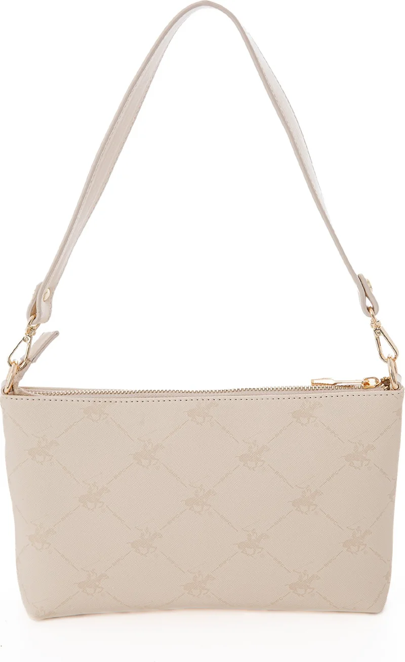 بيفرلي هيلز بولو كلوب Beige Women 27X16X8 Crossbody Bag 05BHPC123-BJ