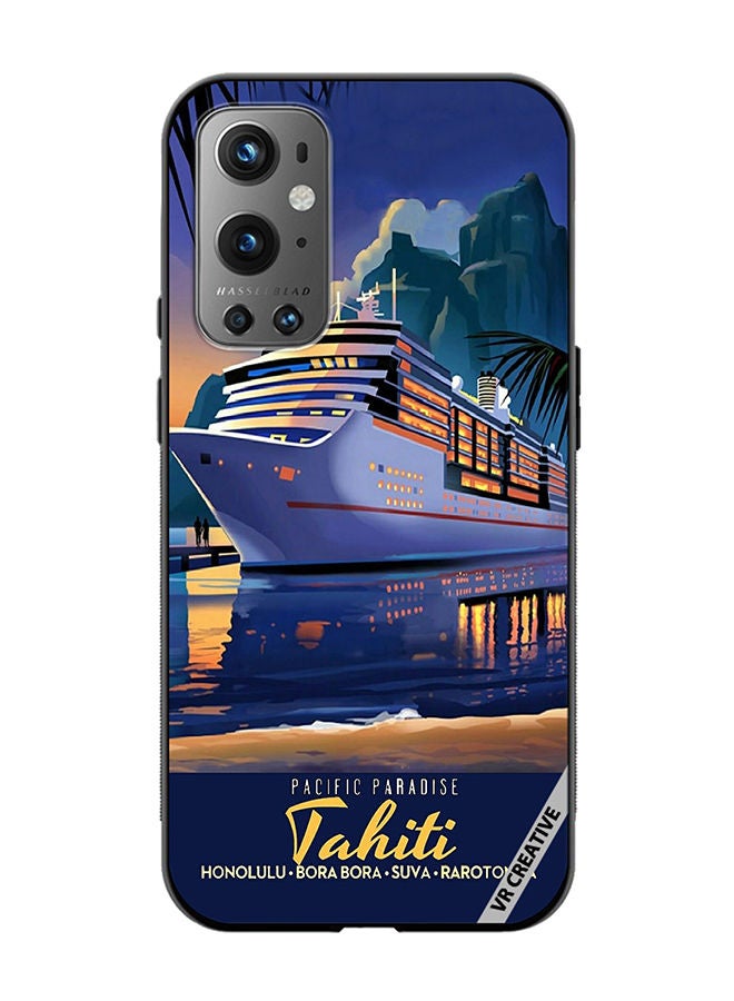 VR CREATIVE Protective Case Cover For OnePlus 9 Pro Pacific Paradise Design Multicolour - Image 1