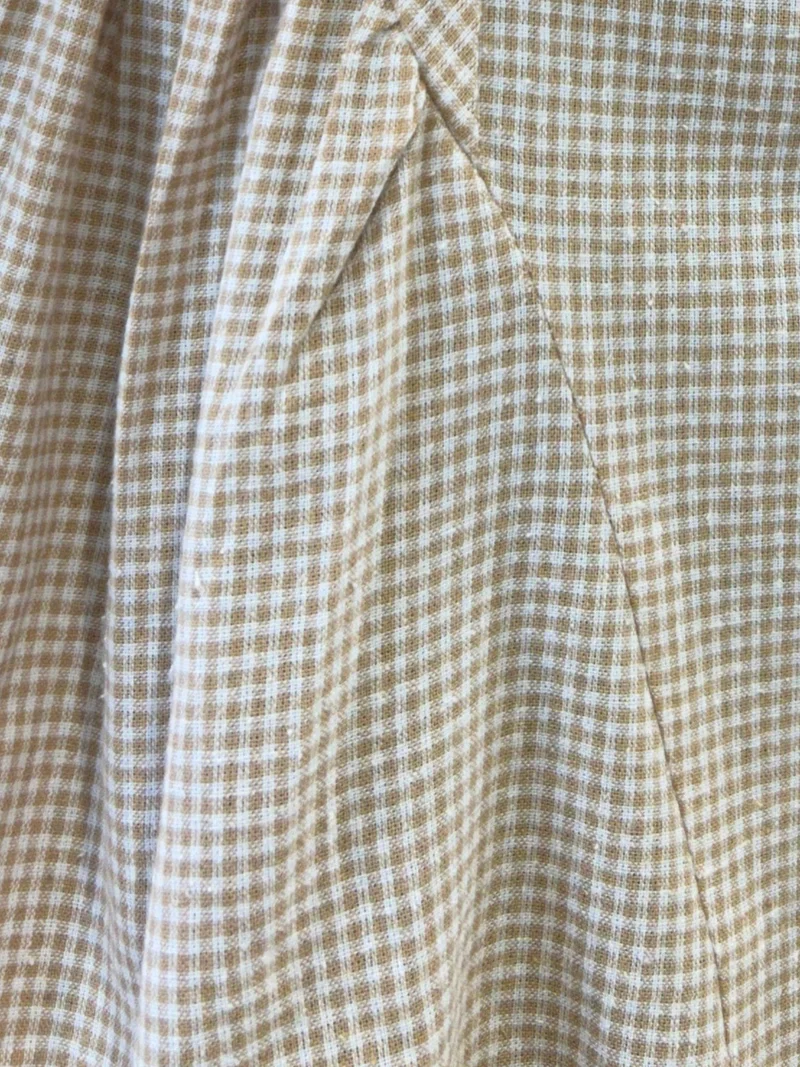 Outzidr  Multi Mini check dress with flared skirt. for Women | Best Price UAE