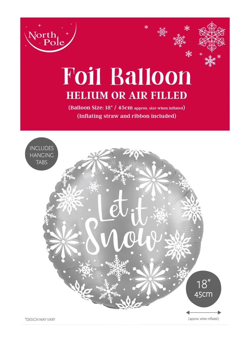 يورو راب بالون فويل لتس إت سنو - ١٨ بوصة