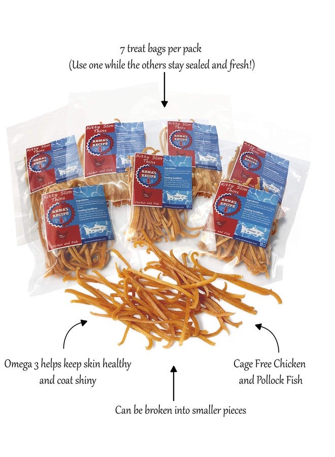 Rena's Recipe Kitty Slim Thins (Chicken&Fish)(7packs) - Image 2