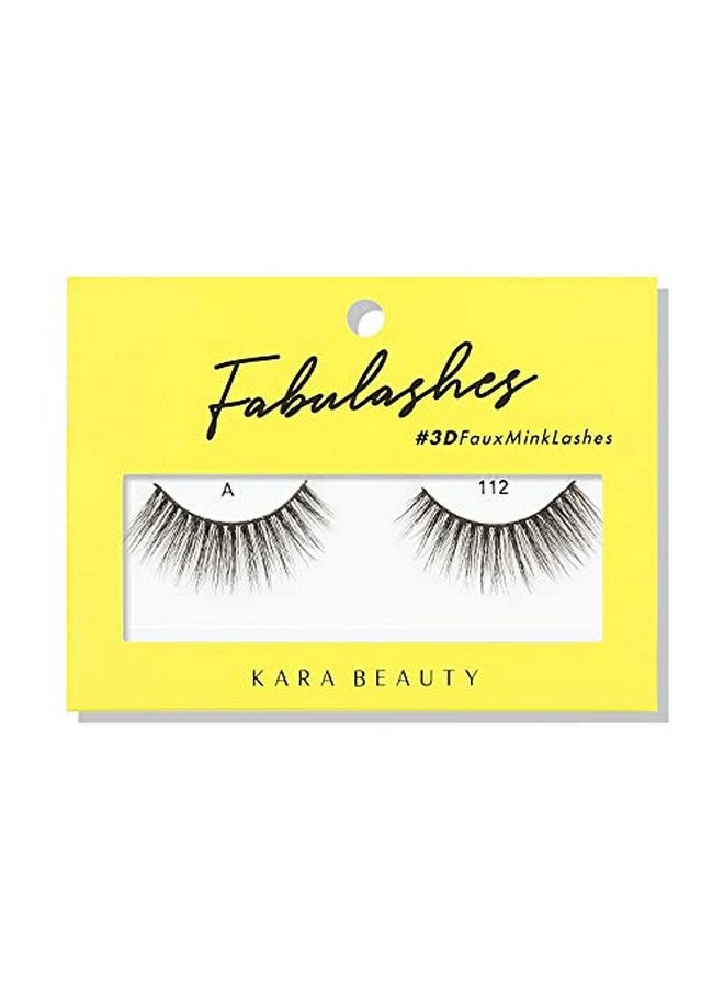 Kara Beauty Fabulashes 3D Faux Mink False Eyelashes Style A112 - Image 1