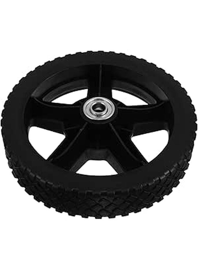 8 Inch Lawn Mower Auxiliary Wheels With Rubber Casters For Garden Utility Carts - Image 1