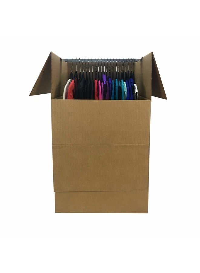 UBOXES Larger Wardrobe 24 x 24 x 40-Inches Moving Boxes, Bundle of 3 (BOXBUNDWAR03) - Image 5